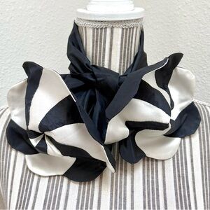 Vintage Avant-Garde Paris Couture Neckpiece | Handmade Silk Statement Collar